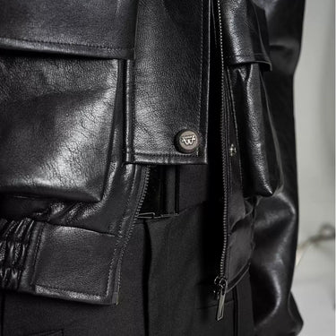 GS No. 404 Designer Leather Jacket - Gentleman's Seoul - 