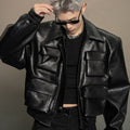 GS No. 404 Designer Leather Jacket - Gentleman's Seoul - 