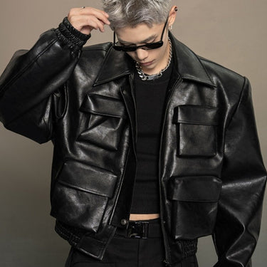 GS No. 404 Designer Leather Jacket - Gentleman's Seoul - 