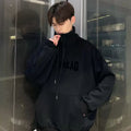 GS No. 407 Motoreag Quarter - zip Sweater - Gentleman's Seoul - 