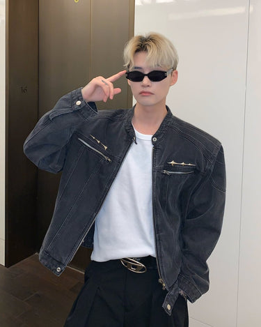 GS No. 408 Washed Denim Jacket - Gentleman's Seoul - 