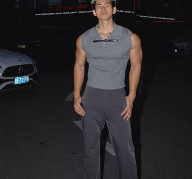 GS No. 411 Knitted Tank Top - Gentleman's Seoul - 