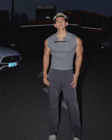 GS No. 411 Knitted Tank Top - Gentleman's Seoul - 