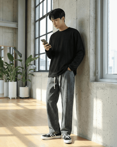 GS No. 45 Loose Jeans - Gentleman's Seoul - 