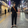 GS No. 46 Pleated Oversized T-Shirt/Pants - Gentleman's Seoul - 