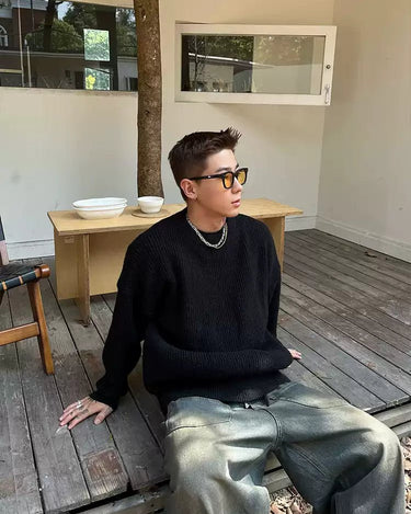 GS No. 48 Loose Sweater - Gentleman's Seoul - 0