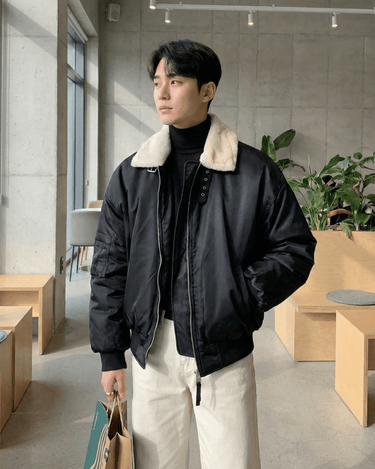 GS No. 55 Korean Modern Bomber Jacket – Gentleman's Seoul