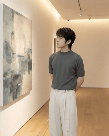 GS No. 59 High - neck Knitted T-shirt - Gentleman's Seoul - 