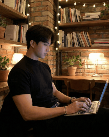 GS No. 59 High - neck Knitted T-shirt - Gentleman's Seoul - 