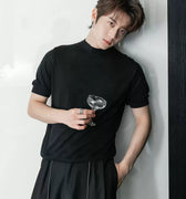 GS No. 59 High - neck Knitted T-shirt - Gentleman's Seoul - 