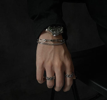 GS No. 70 Double Chain Bracelet