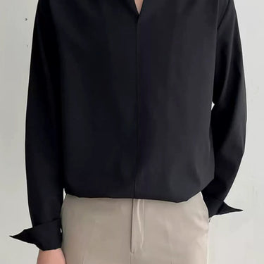 GS No. 72 V - neck Collared Shirt - Gentleman's Seoul - 