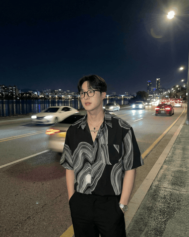 GS No. 73 Textured Short - sleeves Shirt - Gentleman's Seoul - 