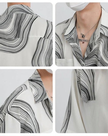 GS No. 73 Textured Short - sleeves Shirt - Gentleman's Seoul - 