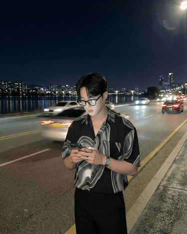 GS No. 73 Textured Short - sleeves Shirt - Gentleman's Seoul - 