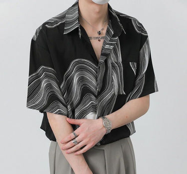 GS No. 73 Textured Short-sleeves Shirt