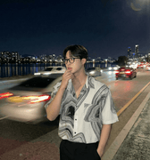 GS No. 73 Textured Short - sleeves Shirt - Gentleman's Seoul - 