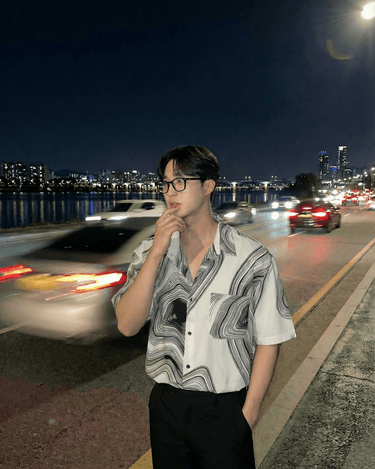 GS No. 73 Textured Short - sleeves Shirt - Gentleman's Seoul - 