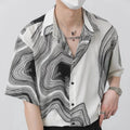 GS No. 73 Textured Short - sleeves Shirt - Gentleman's Seoul - 