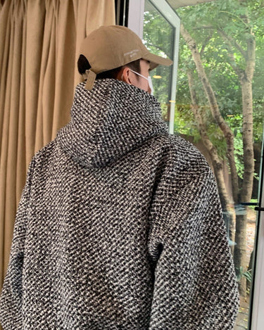 GS No. 85 Tweed Loose Hoodie - Gentleman's Seoul - 
