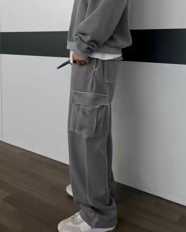 GS No. 94 Grey Zip - up Hoodie/Sweatpants - Gentleman's Seoul - 