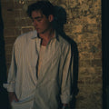 GS No. 99 Korean Loose Striped Shirt - Gentleman's Seoul - 