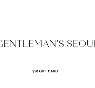 Gentleman's Seoul Gift Cards - Gentleman's Seoul -