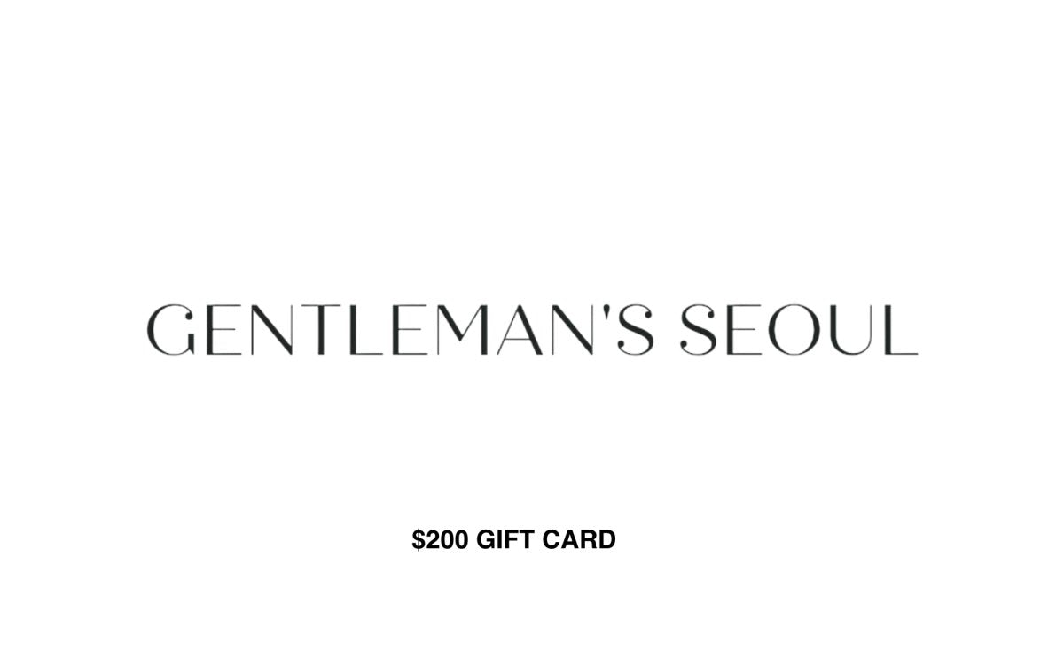 Gentleman's Seoul Gift Cards - Gentleman's Seoul -