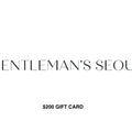 Gentleman's Seoul Gift Cards - Gentleman's Seoul -