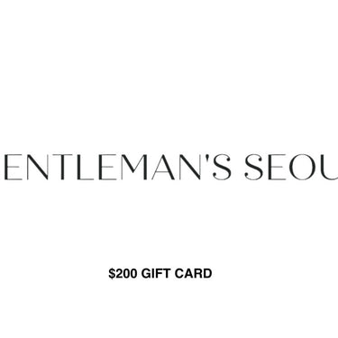 Gentleman's Seoul Gift Cards - Gentleman's Seoul -