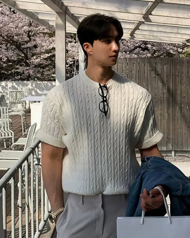 GS No. 100 Knitted T-shirt - Gentleman's Seoul -