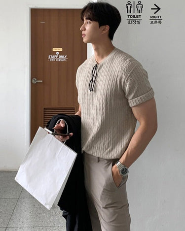 GS No. 100 Knitted T-shirt - Gentleman's Seoul -