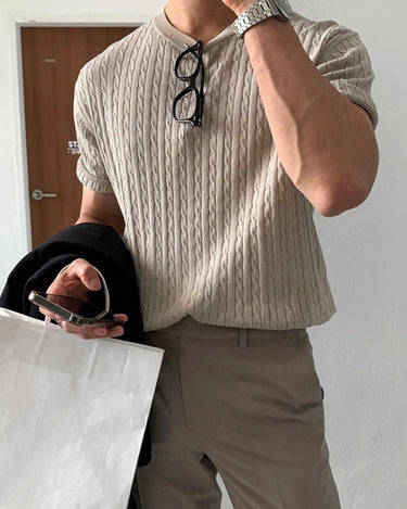 GS No. 100 Knitted T-shirt - Gentleman's Seoul -