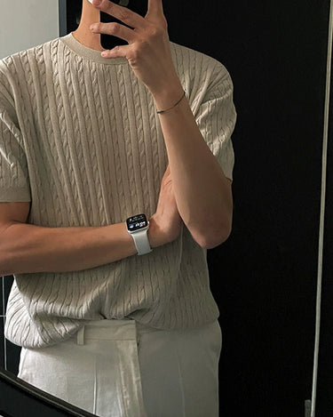 GS No. 101 Korean Knitted T-shirt - Gentleman's Seoul -