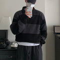 GS No. 102 Korean Stripe Knit Sweater - Gentleman's Seoul -