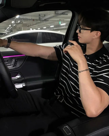 GS No. 106 Striped Polo - Gentleman's Seoul -