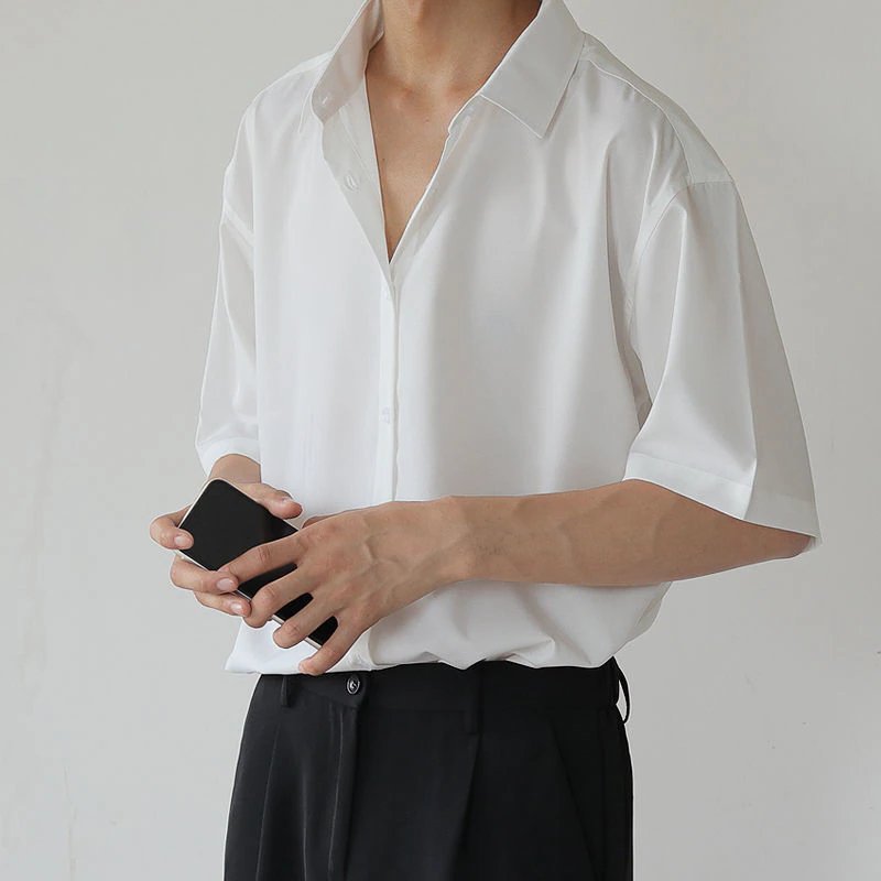 GS No. 107 Harajuku Short-sleeves Shirt - Gentleman's Seoul -