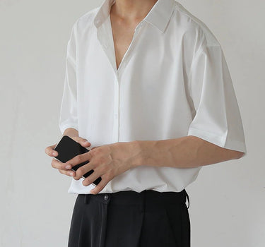 GS No. 107 Harajuku Short-sleeves Shirt - Gentleman's Seoul -