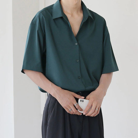 GS No. 107 Harajuku Short-sleeves Shirt - Gentleman's Seoul -