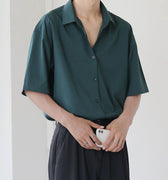 GS No. 107 Harajuku Short-sleeves Shirt - Gentleman's Seoul -