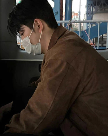 GS No. 111 Suede Bomber Jacket - Gentleman's Seoul -