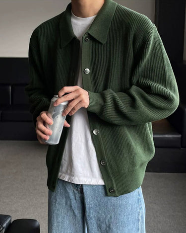 GS No. 117 Korean Knit Cardigan - Gentleman's Seoul -