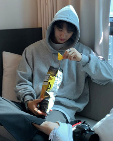 GS No. 118 Basic Loose Hoodie - Gentleman's Seoul -