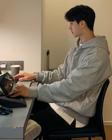 GS No. 118 Basic Loose Hoodie - Gentleman's Seoul -