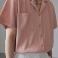 GS No. 119 Loose Short-sleeves Shirt - Gentleman's Seoul -