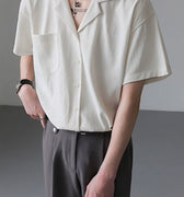 GS No. 119 Loose Short-sleeves Shirt - Gentleman's Seoul -