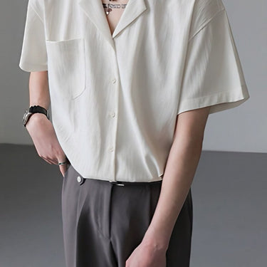 GS No. 119 Loose Short-sleeves Shirt - Gentleman's Seoul -