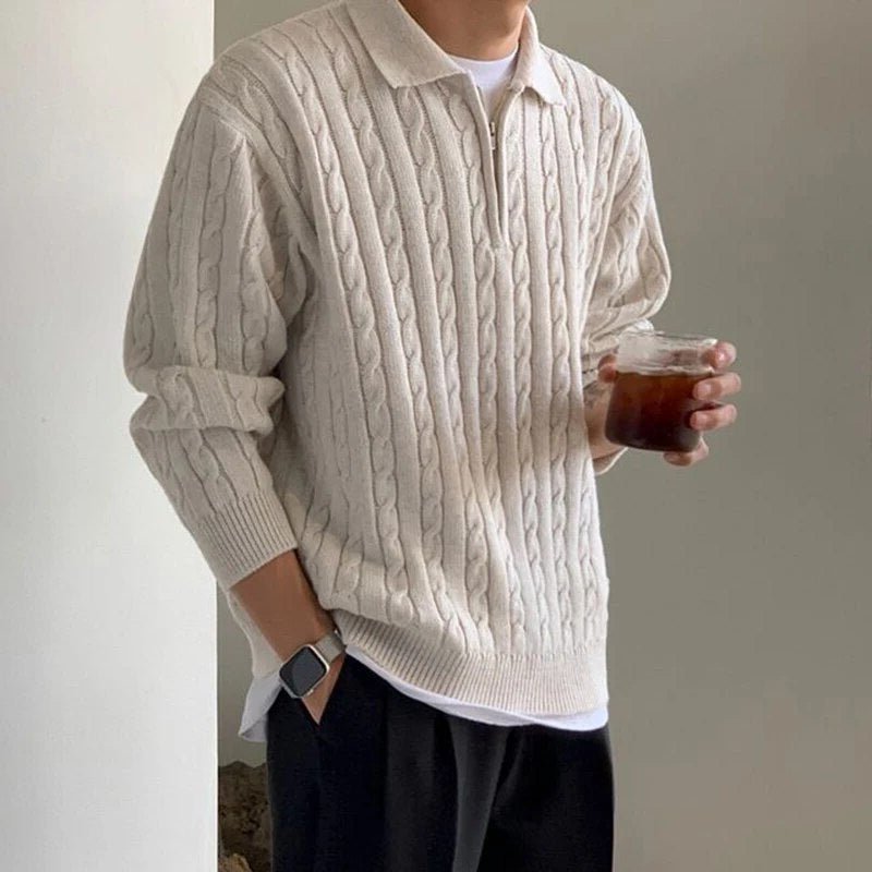 GS No. 122 Half-zip Sweater – Gentleman's Seoul