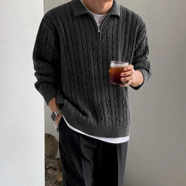 GS No. 122 Half-zip Sweater - Gentleman's Seoul -