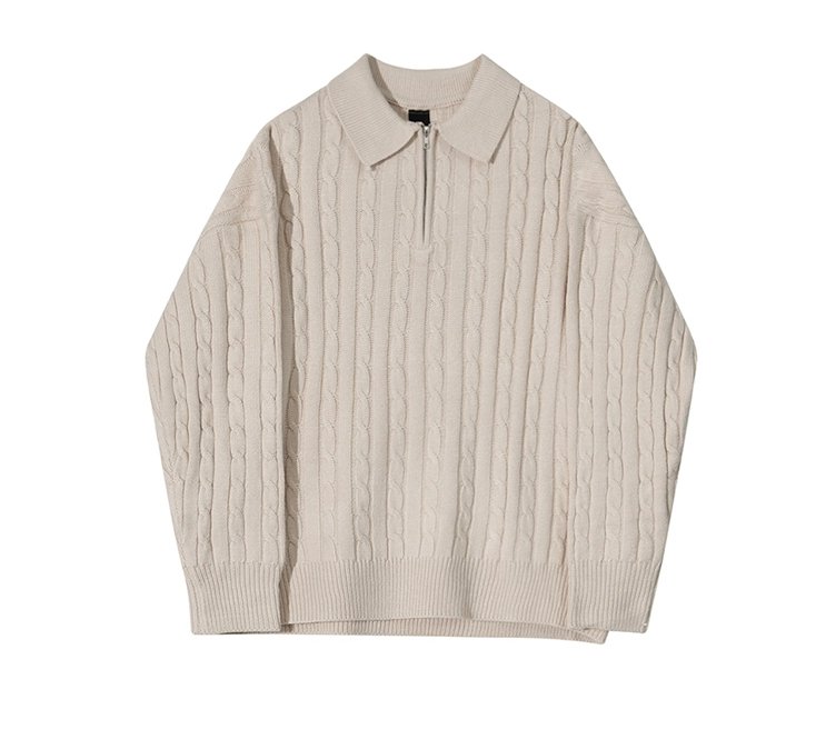 GS No. 122 Half-zip Sweater – Gentleman's Seoul